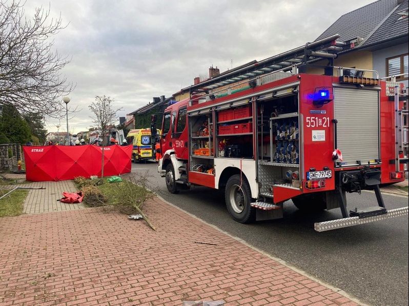 Wejherowo. Tragiczny wypadek. Staruszkowie nie mieli szans