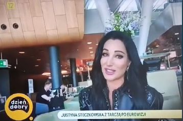Justyna Steczkowska połączyła się ze studiem "DDTVN" 