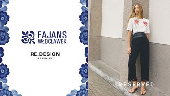 Włocławski fajans trafił do kolekcji Reserved. Tradycyjne wzory w nowoczesnej odsłonie