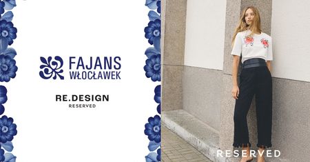 Włocławski fajans trafił do kolekcji Reserved. Tradycyjne wzory w nowoczesnej odsłonie