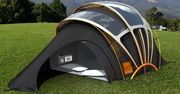 Namiot z własnym zasilaniem... słonecznym