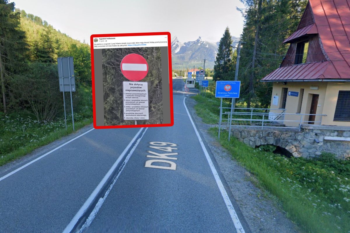 Stanęły na granicy Polski i Słowacji. "Kuriozum"