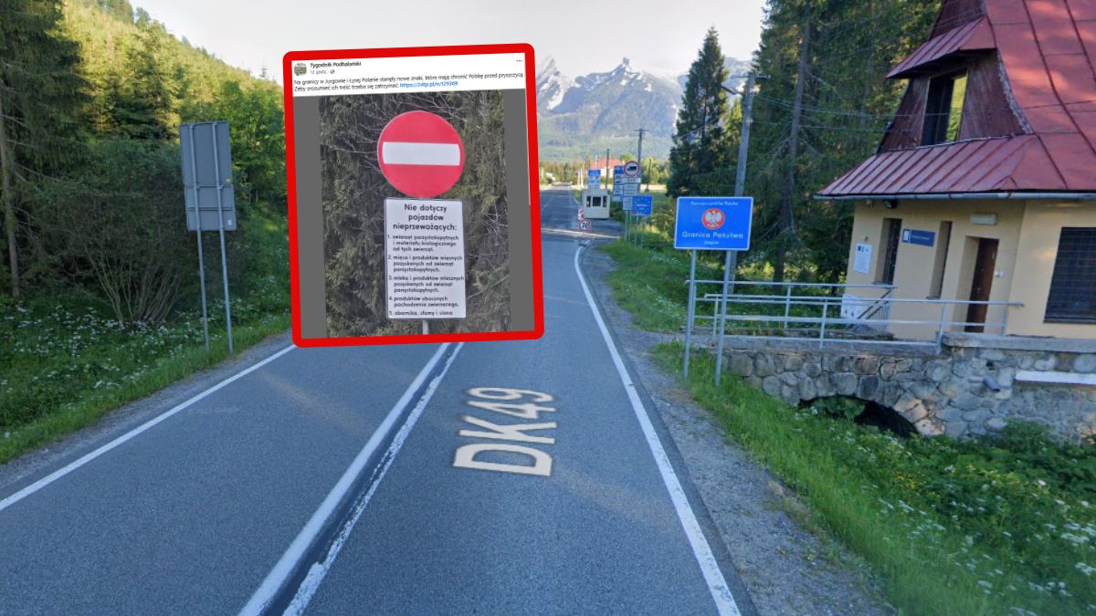 Nowe znaki na granicy w Jurgowie i Łysej Polanie.