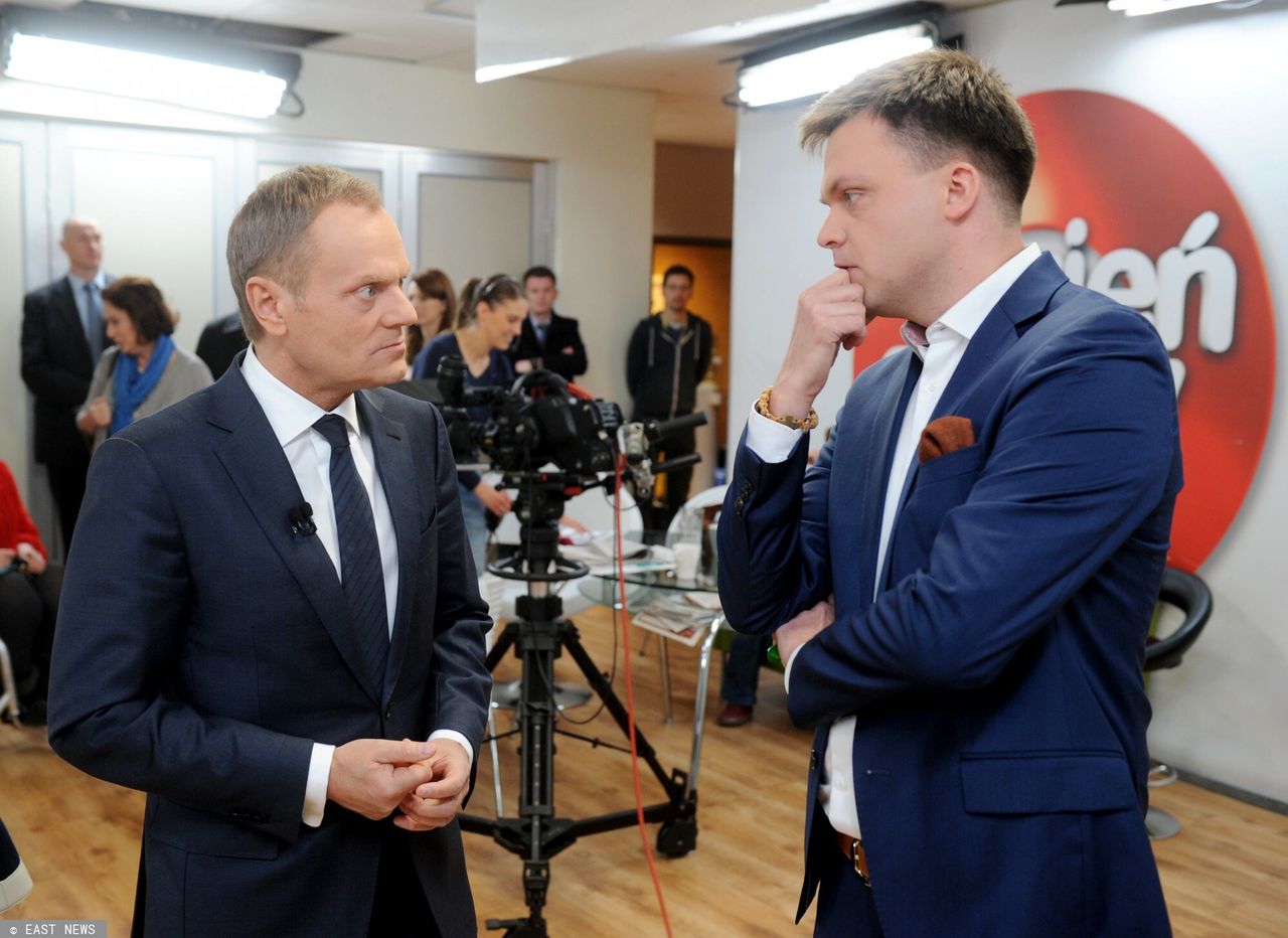 Donald Tusk i Szymon Hołownia