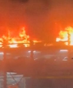 Pożar na lotnisku w Luton. Mrożące krew w żyłach nagranie świadka