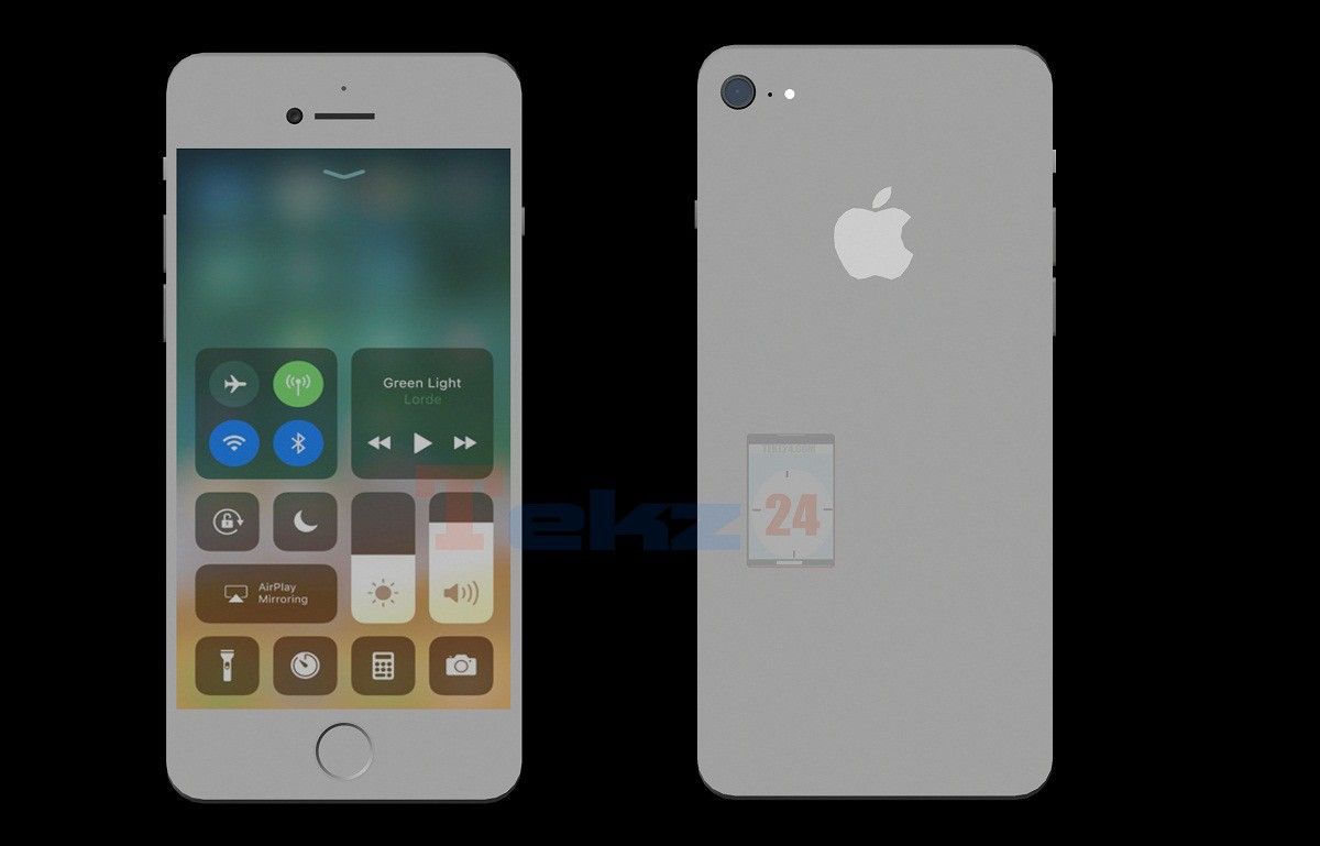 Uproszczone rendery sugerujące, jak mógłby wyglądać iPhone SE 2, źródło: tekz24.com