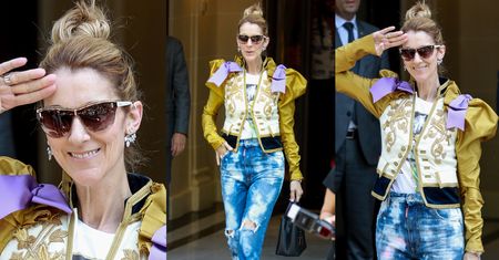 Stylizacje Celine Dion zablokowały ulicę w Paryżu... (ZDJĘCIA)