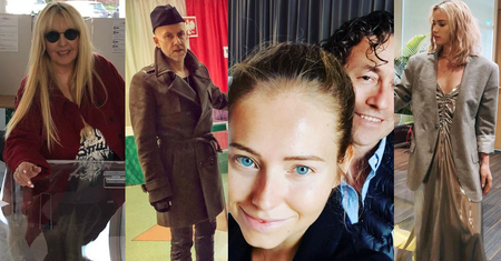 Wybory parlamentarne 2019: Tak głosowały gwiazdy: Julia Wieniawa, Małgorzata Rozenek, Adam Małysz, Magda Gessler i inni (ZDJĘCIA)