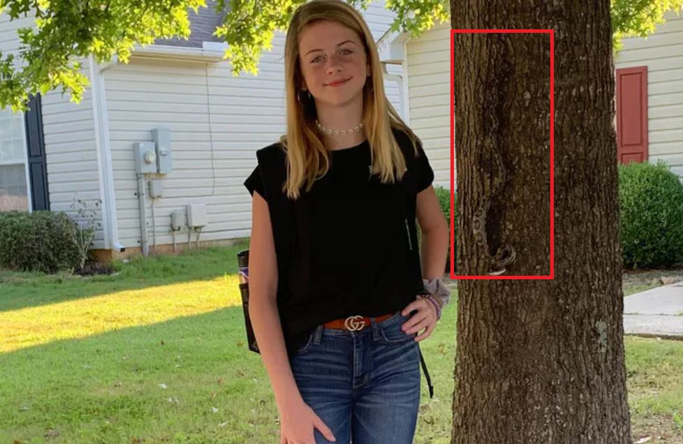 Obok dziewczynki był wąż