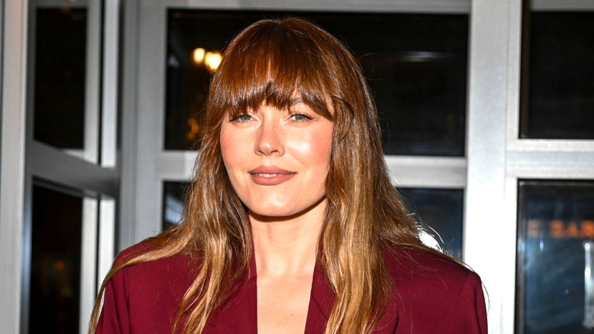 Magdalena Lamparska pojawiła się w podkolanówkach