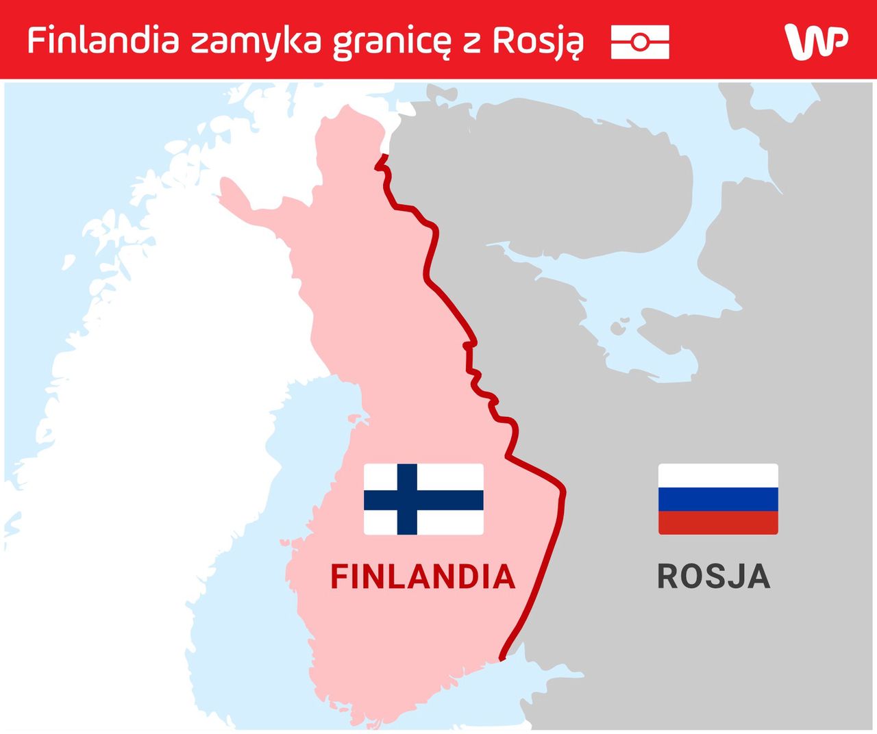 Finlandia zamyka granicę z Rosją