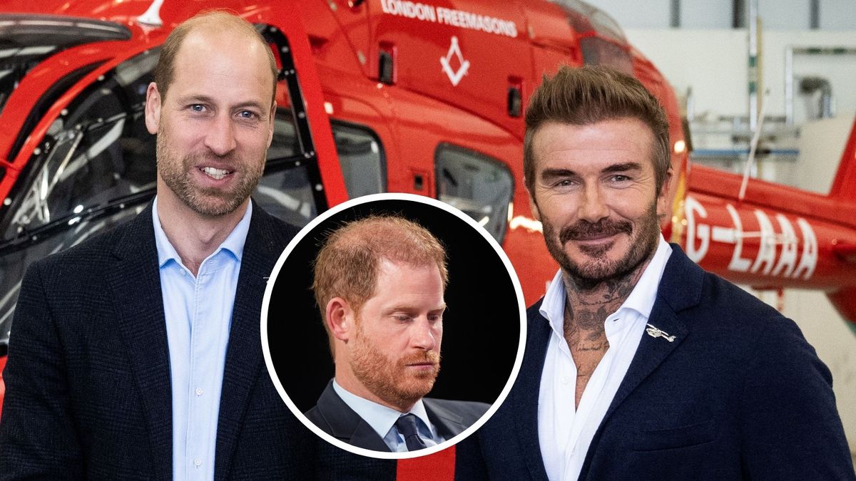 Książę William wybrał spotkanie z Davidem Beckhamem 