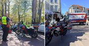Tłumy w Sopocie i motocyklowa jednostka ratunkowa w akcji