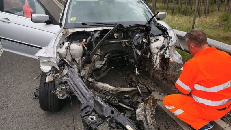 Tak wygląda uto po wypadku na S-3