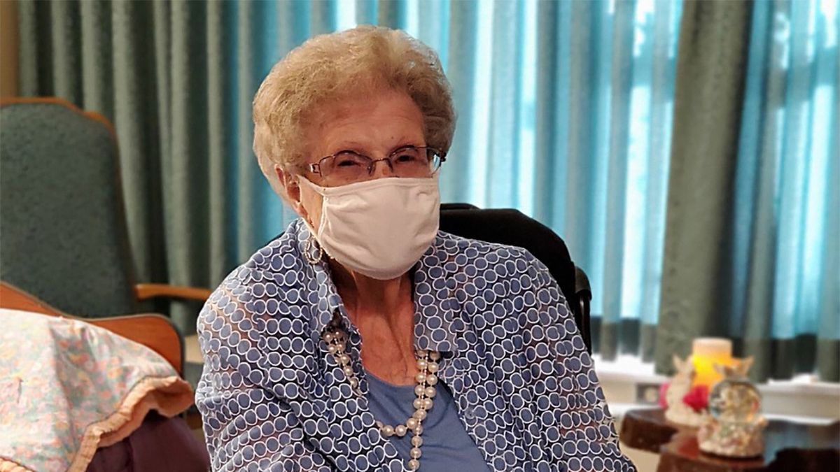 107-letnia Tillie Dybing pokonała koronawirusa