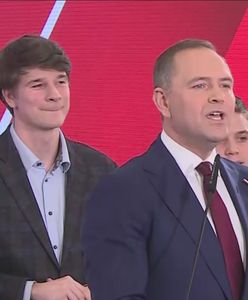 Wystąpienie Karola Nawrockiego. Wspomniał o Tusku, reagując na wyniki wyborów