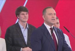 Wystąpienie Karola Nawrockiego. Wspomniał o Tusku, reagując na wyniki wyborów