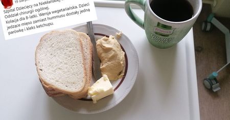 Dziecko nie jadło mięsa. Tak nakarmiono jest w szpitalu w Warszawie