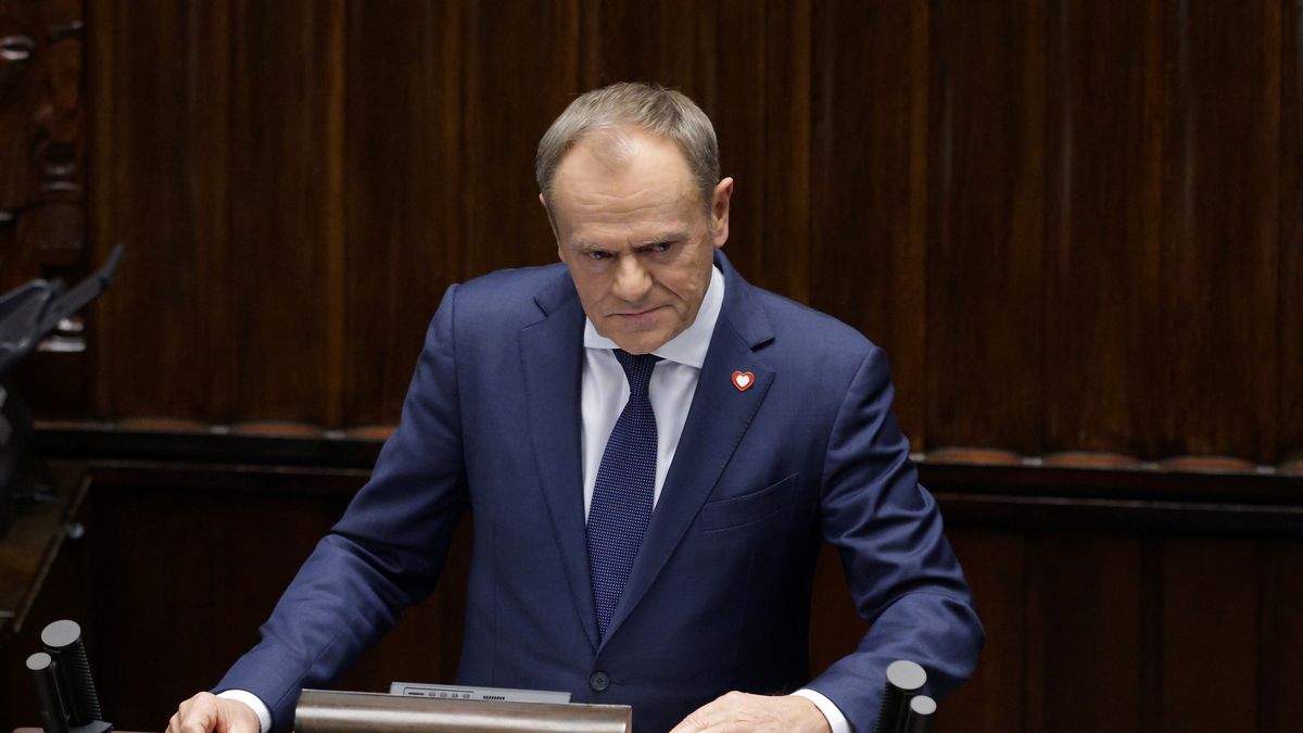 Pierwsze posiedzenie Sejmu X kadencji
12.12.2023 Warszawa , ulica Wiejska . Sejm . Premier Donald Tusk przedstawia program i sklad swojego gabinetu . Dziesiaty dzien pierwszego posiedzenia Sejmu X kadencji .
Fot. Dawid Zuchowicz / Agencja Wyborcza.pl
Fot. Dawid Zuchowicz / Agencja Wyborcza.pl
sejm, /FR/, expose tuska, agx