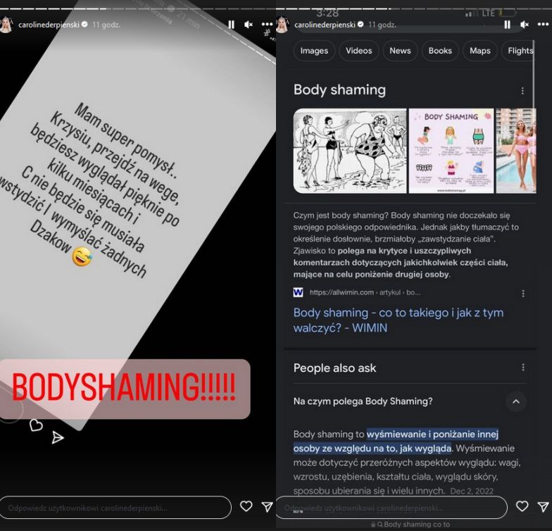 Caroline Derpienski odpowiada Anecie Glam