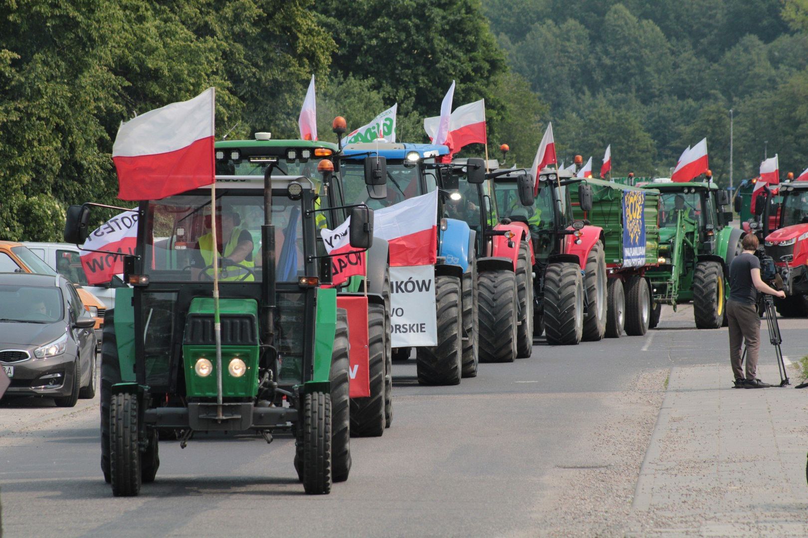 PROTEST ROLNIKOW W KOSZALINIE