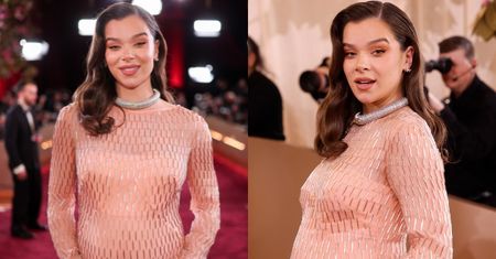 Hailee Steinfeld W CIĄŻY na czerwonym dywanie. Na Złotych Globach PO RAZ PIERWSZY pokazała krągłości (ZDJĘCIA)