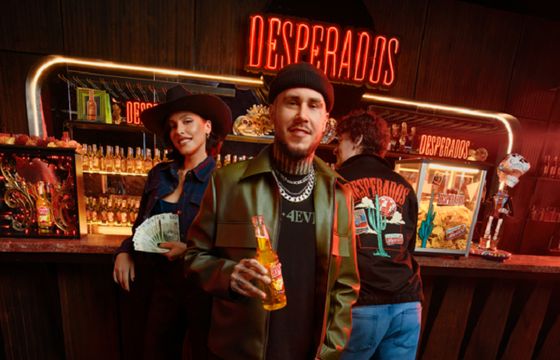 Artysta młodego pokolenia w reklamie Desperadosa