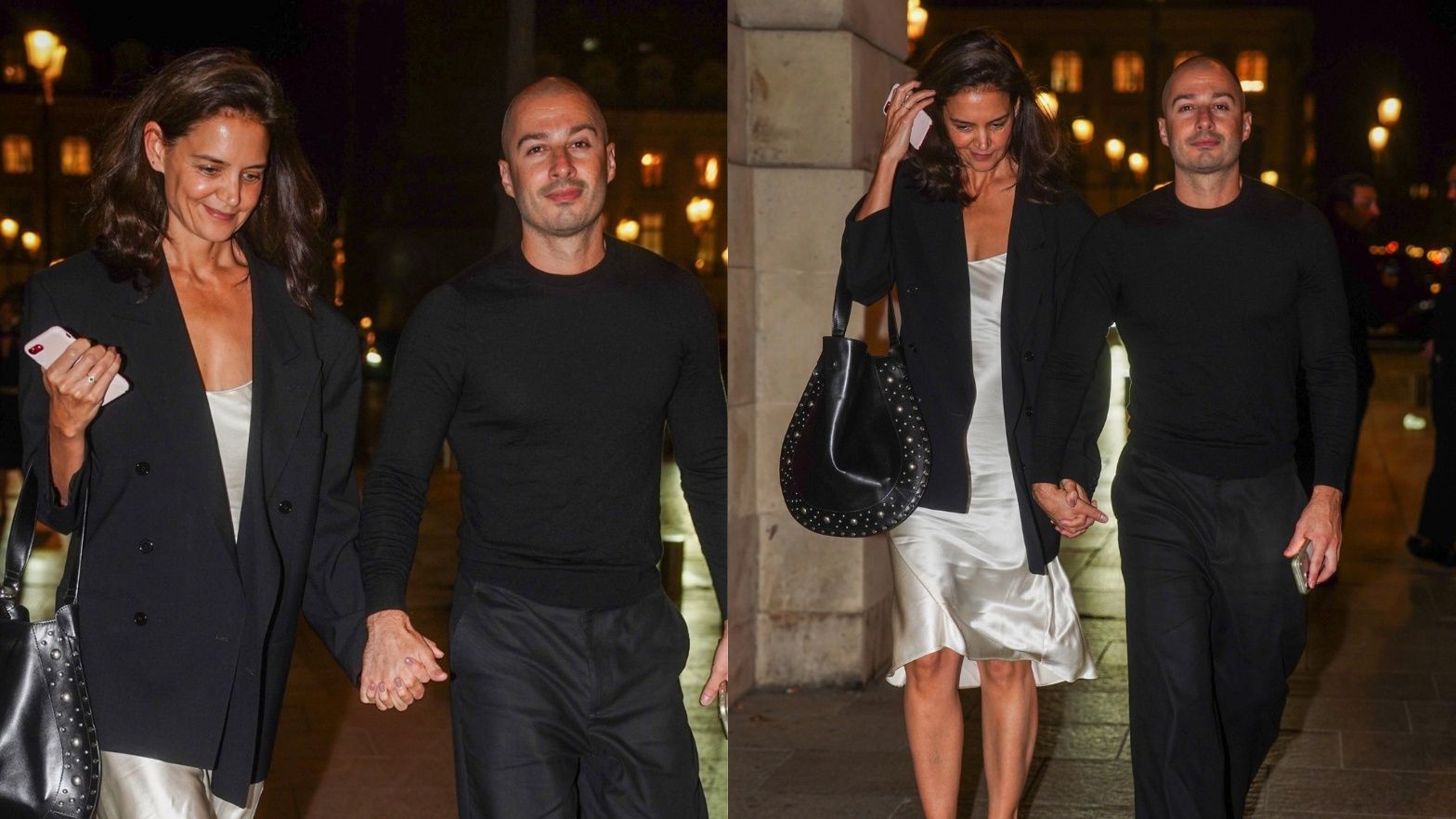 Katie Holmes z chłopakiem chodzą za rękę w Paryżu