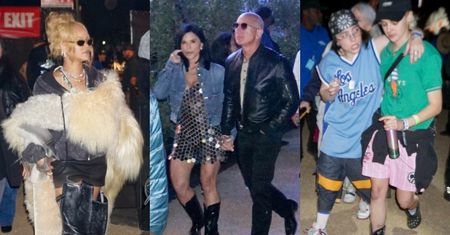 "Odstrzelone" gwiazdy lansują się na Coachelli: Rihanna, Jeff Bezos z narzeczoną, Billie Eilish... (ZDJĘCIA)