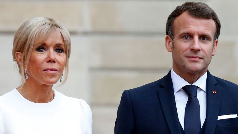 Emmanuel Macron i Brigitte Macron