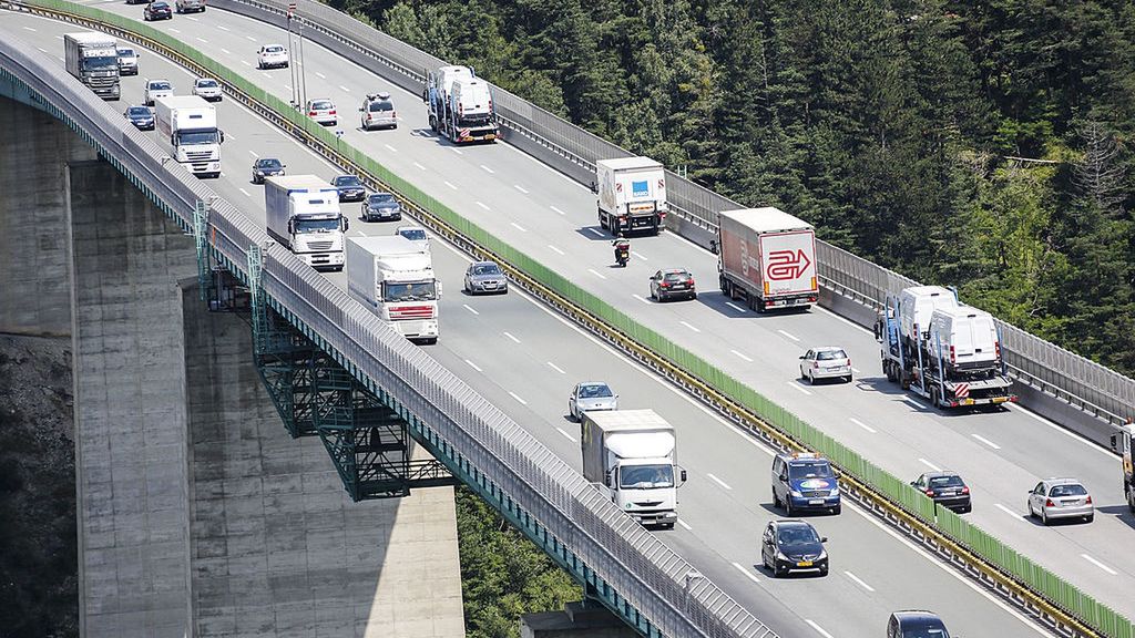 Stubai Valley - Places To Visit
SCHOENBERG, STUBAI VALLEY, AUSTRIA - July 17:     Areal view on the traffic, buses , trucks, cars crossing the famous Europabruecke, Europe Bridge on July 17, 2017 in Schoenberg, Stubai Valley, Austria. The Europe-Bridge at the A13 toll Brenner highway was built between 1959-1963 ( length 820m, 190m height) and about 70000 cars or trucks cross the bridge per day. (Photo by EyesWideOpen/Getty Images)
EyesWideOpen
Lifestyles
Leisure
 Activity
 Travel
Tourism
 Europe