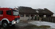 Pożar w Bałtowie. W akcji udział brało 38 strażaków.