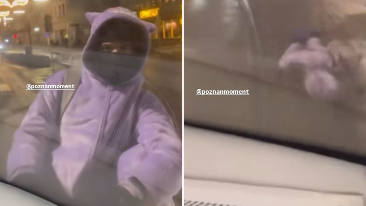 Tak jechał tramwajem. Bolesny finał.