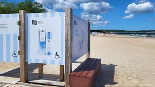 Nowe przebieralnie są już na sopockiej plaży! Tak wygląda nadmorski komfort