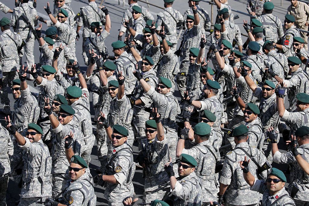 Iran National Army Day parade
TEHRAN, IRAN - APRIL 18: Soldiers from Iran's land, navy, air force and special forces parade on the occasion of National Army Day in Tehran, capital of Iran on April 18, 2025. (Photo by Fatemeh Bahrami/Anadolu via Getty Images)
Anadolu
Iran, Navy, Military Parade, Tehran, Air Force, special forces, National Army Day, Iranian soldiers, armed forces
