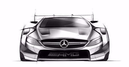 Mercedes-AMG C 63 Coupé DTM (2016) na pierwszych szkicach