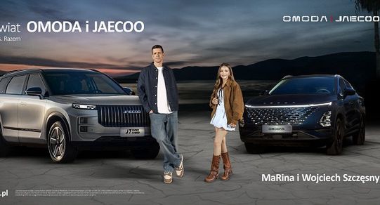 MaRina i Wojciech Szczęsny promują marki Omoda &amp; Jaecoo