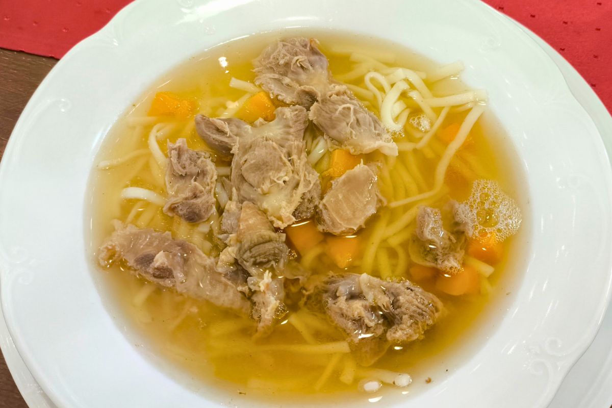 Rosół z żołądkami