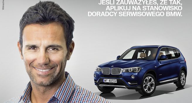 BMW w reklamach z pytaniami o swoje samochody szuka pracowników