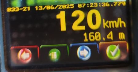 Mężczyzna jechał z prędkością 120 km/h w obszarze zabudowanym!