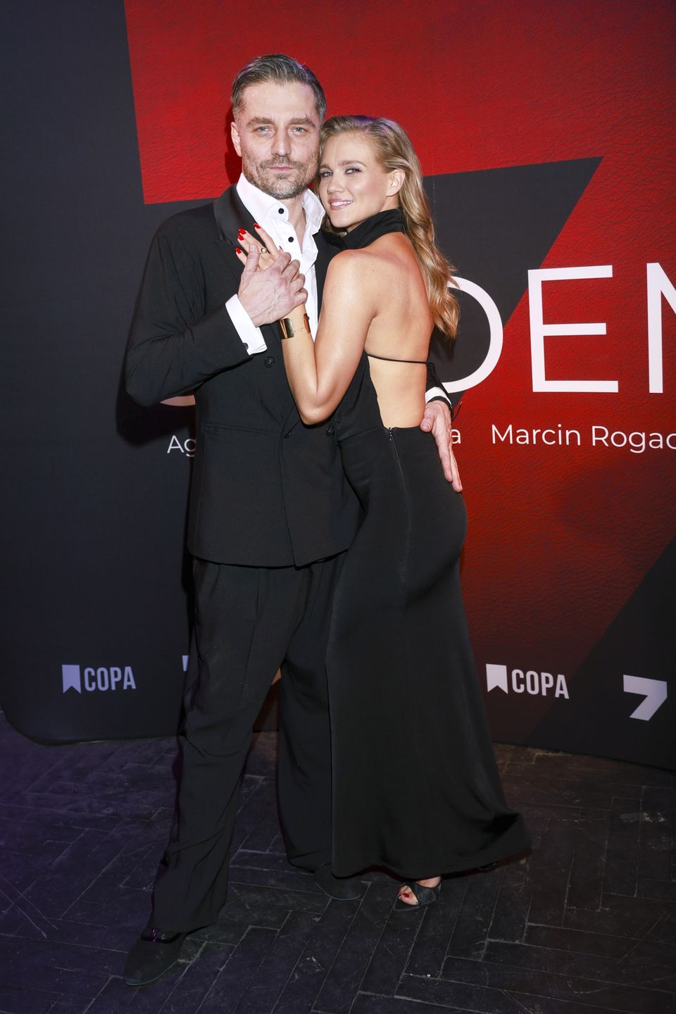 Agnieszka Kaczorowska i Marcin Rogacewicz