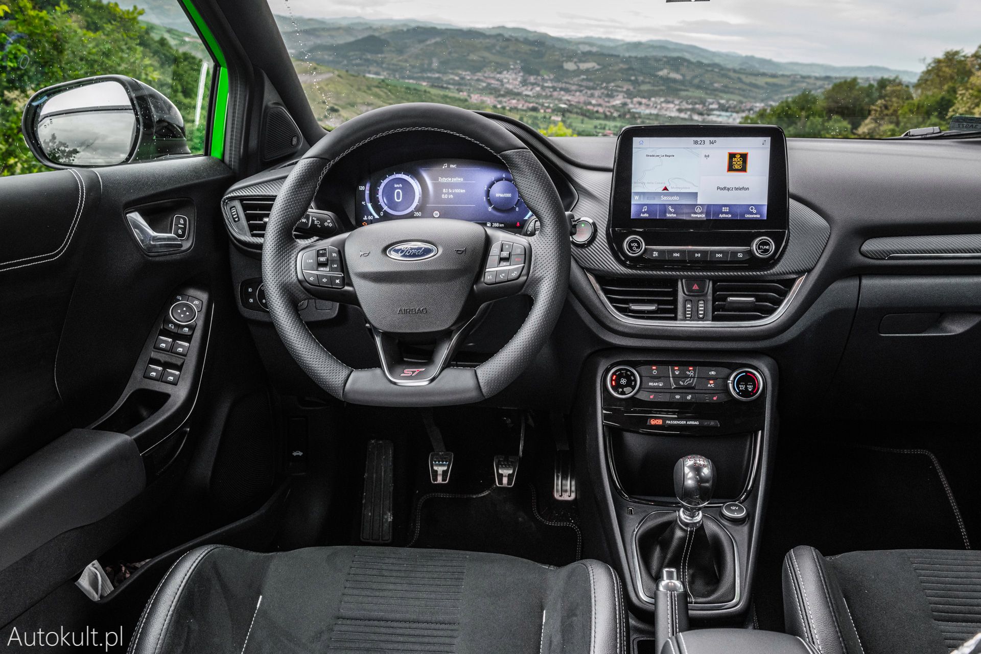 Ford Puma ST na Passo San Boldo