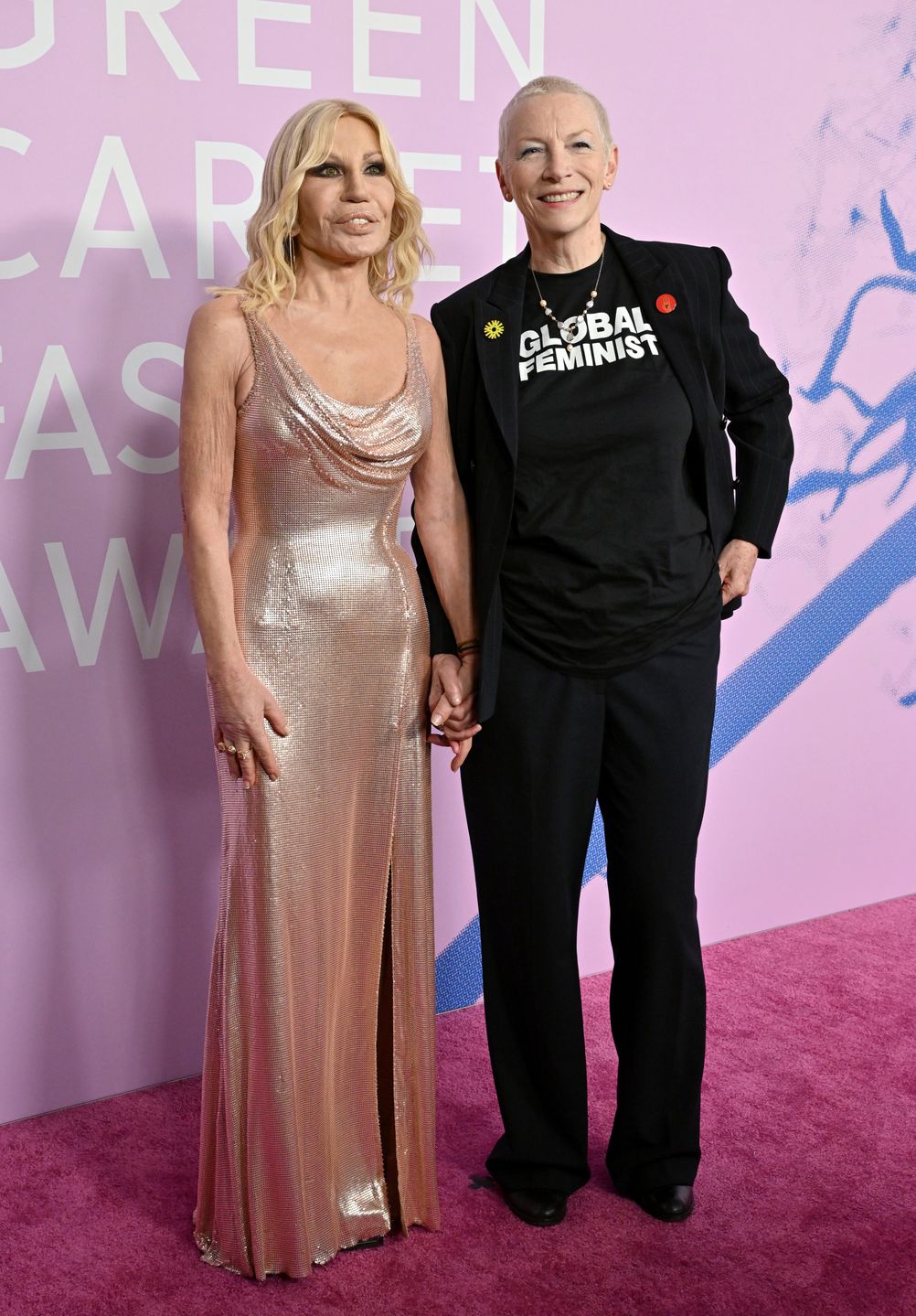 Donatella Versace i Annie Lennox