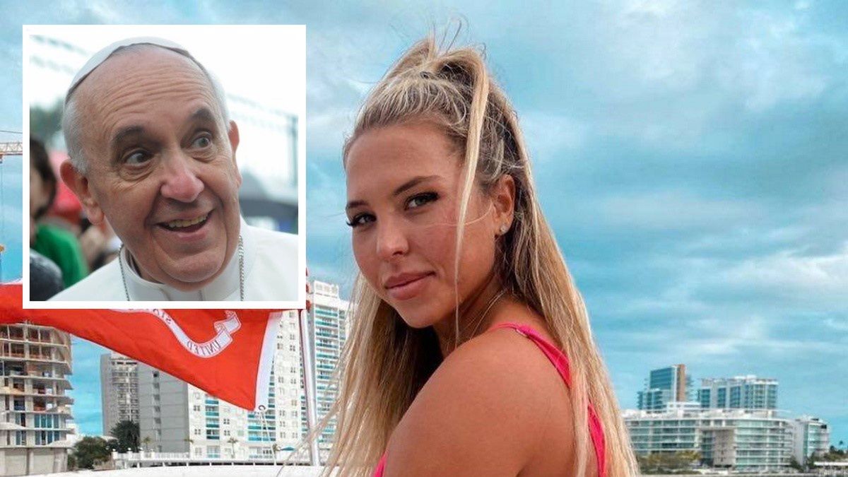 Papież i Natalia Garibotto