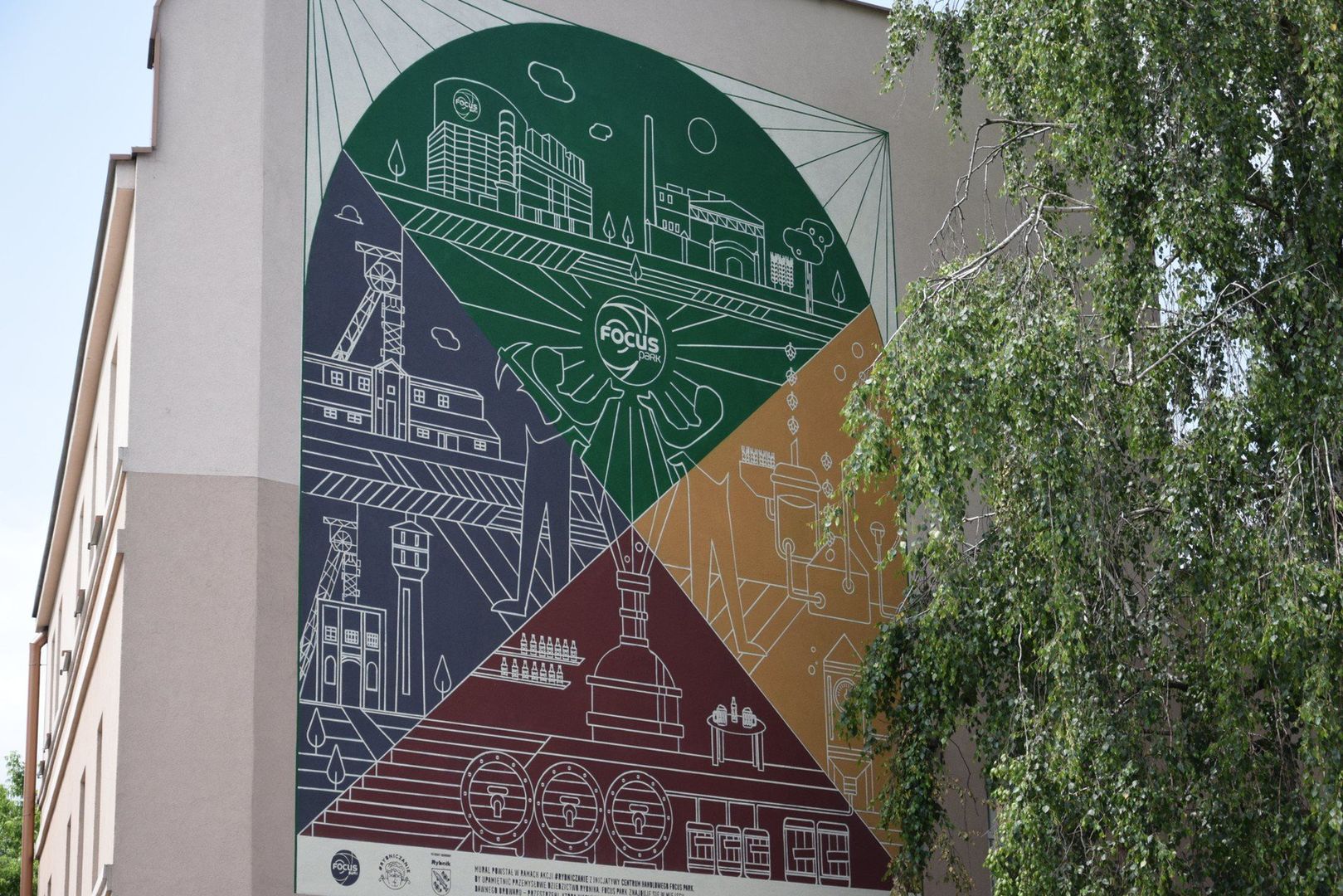 Mural w Rybniku upamiętnia piwowarską historię miasta