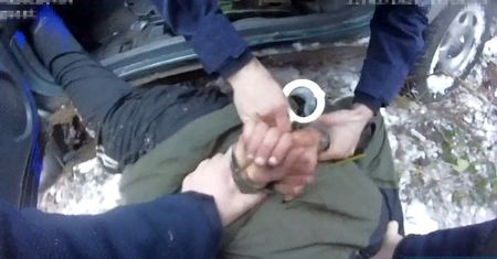 Pościg za 21-latkiem w miejscowości Grzegorzowice – Film