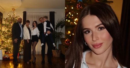 Roksana Węgiel spędziła święta z TEŚCIAMI, Kevinem i... pasierbem. Fajna rodzinka? (FOTO)