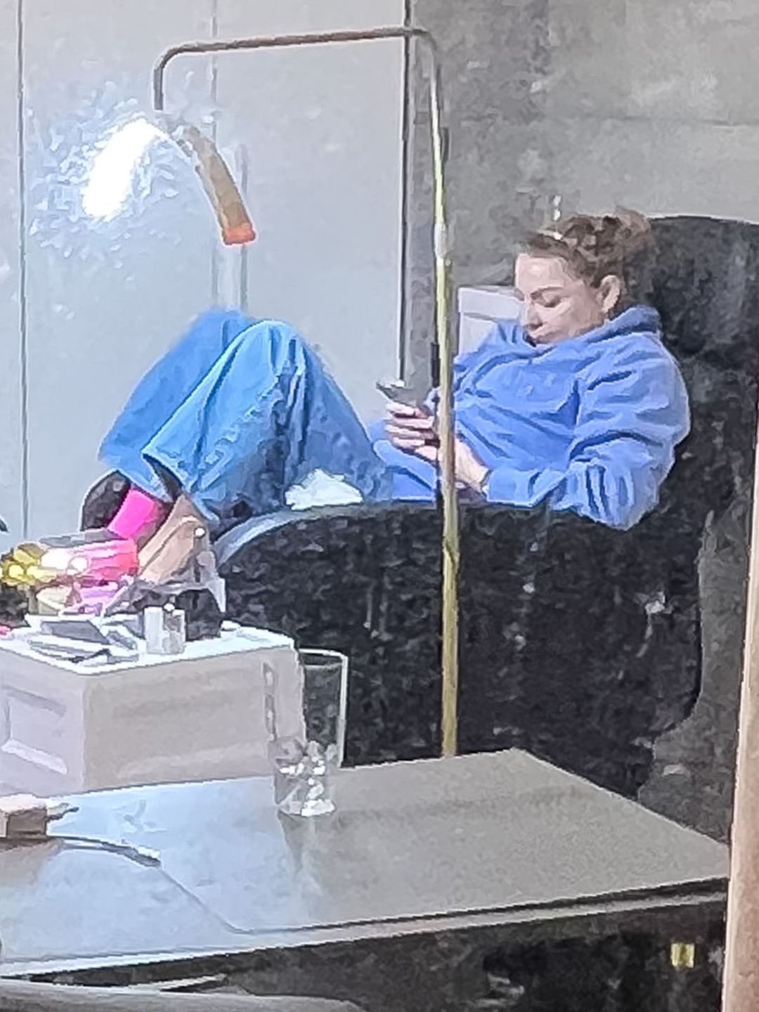 Magdalena Narożna na pedicure