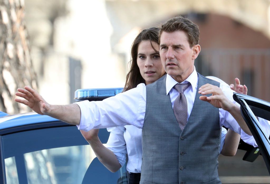 Tom Cruise i Hayley Atwell na planie MI;7