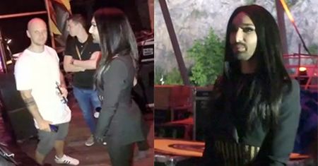 Pilnie strzeżona Conchita przed występem na "Sabacie Czarownic"!